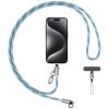 Smycz do telefonu z kablem do ładowania  Usams SJ746 30W USB-C do Lightning 1.2m niebieski